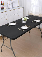 Elegante Fundas Para Mesa Cubierta Impermeable Y Elástica En Poliéster Duradero Hecho a Mano Ideal Para Bodas Banquetes Fiestas Navideñas Color Sólido - details 14