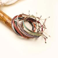 Pulsera De Hilo Tejido a Mano En Colombia Para Mujeres Y Hombres Joyería Bohemia Amistad Regalo Pulsera De Tela Colgante - details 4