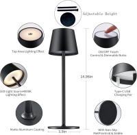 Lámpara De Noche Recargable RGB LED Para Mesa Lámpara De Botella De Vino Ambiente Para Hogar Clubs Bar Hotel Decoración - details 5