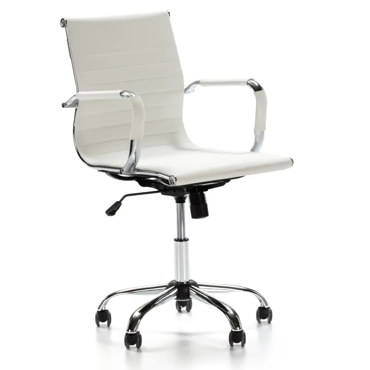 VS Venta-Stock Sillón de Oficina Croma reclinable, Piel sintética, Altura Ajustable - 1