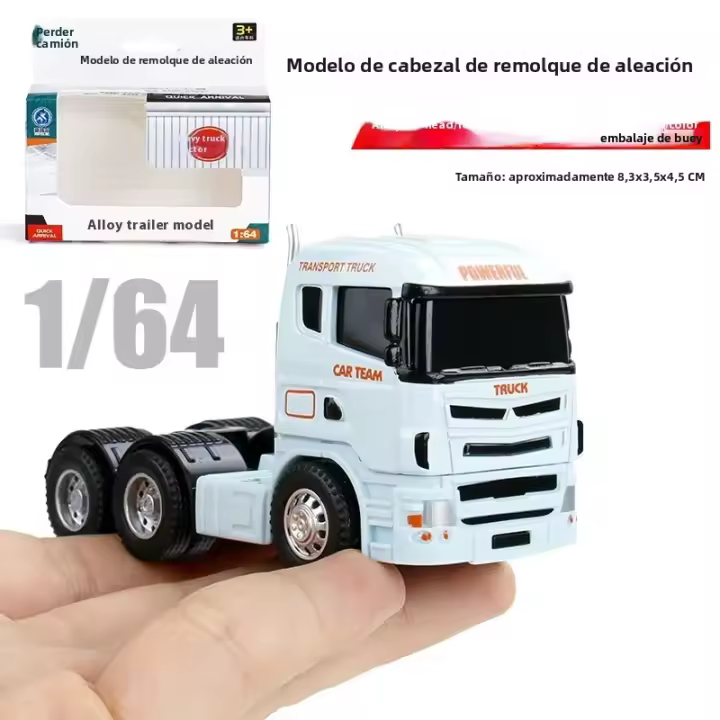 Modelo De Camión De Aleación 1:64 Estilo Retro Con Motor De Retroceso Juguete Perfecto Para Niños Coleccionable Miniatura - 1