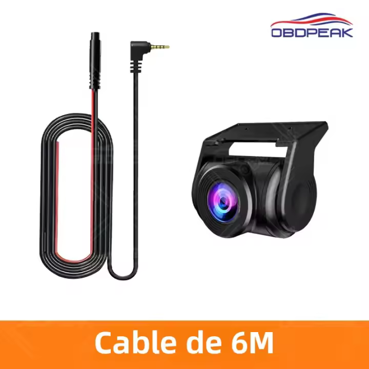 Cámara De Visión Trasera Para Coche FHD 1920x1080P Impermeable Con Jack 2.5MM Asistencia En Parqueo Para DVR Dashcam T30 K50 - 1