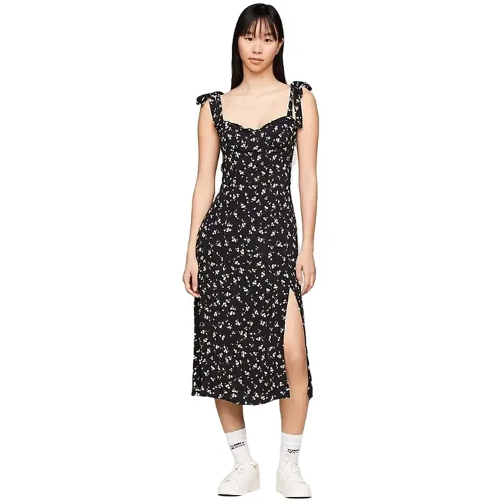 Vestido Tommy Jeans  para mujer en color negro - 1