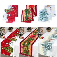 Corredor De Mesa De Navidad 2024 Polyester Feliz Navidad Decoración Para Hogar Xmas TableRunner Noel Año Nuevo Regalo - details 1