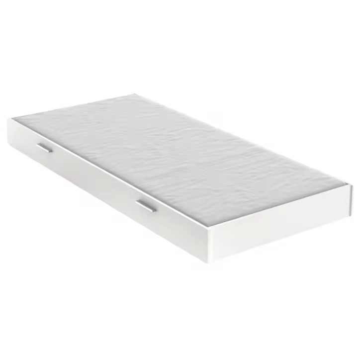 Miroytengo Cajón Inferior Cama Life Dormitorio Juvenil Color Blanco Mate 18x200x90 cm Mueble de Habitación - 1