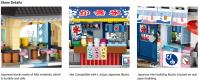 Mini Edificio Izakaya Japonés En Bloques De Construcción Simulación De Arquitectura Para Decoración De Escritorio Edad Recomendada 6-12 Años Material Plástico - details 4