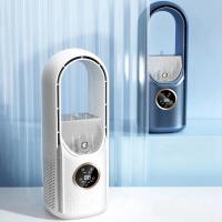 Ventilador eléctrico portátil sin hojas, enfriador de aire, 6 velocidades, temporizador silencioso, aire acondicionado, ventilador de refrigeración, humidificador, aire acondicionado de escritorio - details 1