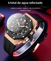 Reloj De Pulsera De Cuarzo MINI FOCUS Para Hombres Resistente Al Agua Con Función De Luz Luminosa Deportiva Multi Funcional De Silicona Correa De 22 Cm - details 10