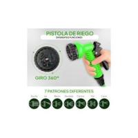 Zenyth SSITO Manguera de Agua para Jardín, pistola extensible de Jardín, diferentes Salida de Agua, varias medidas 7,5 m/15m/30M/45m, Manguera flexible, extensible. - details 0