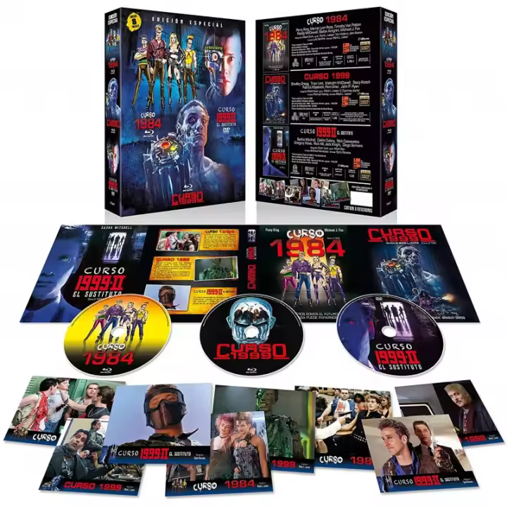Digipack  Curso1984 BLU RAY + Curso 1999 BLU RAY + Curso 1999 DVD Parte 2 con 8 Postales Edición Limitada y Numerada [Blu-ray] - 1