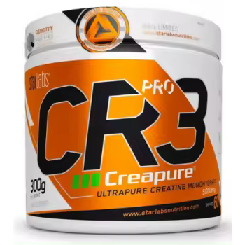 Starlabs CR3 Creatina Creapure con sabor 335 gramos - 1