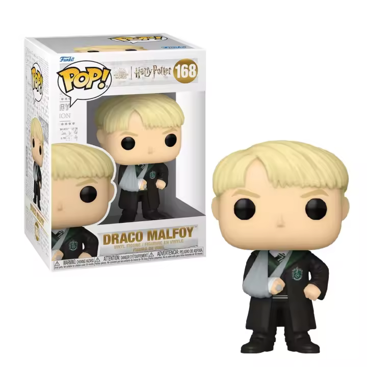 FUNKO POP! HARRY POTTER – DRACO MALFOY CON BRAZO ROTO, 76005, Nº168, PRODUCTO CON LICENCIA OFICIAL - 1