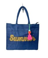MEJORADA - Bolso de  Mujer Bordado 'SUMMER', con Borla - Playa para Diario - Color Vivo - 42cm*34*14cm - details 7