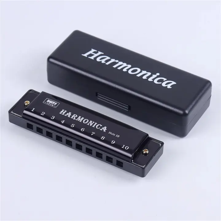 Harmonica Diatónica De 10 Agujeros En Clave De C Con Estuche Para Principiantes Y Niños Regalo Ideal Con Estuche Incluido - 1