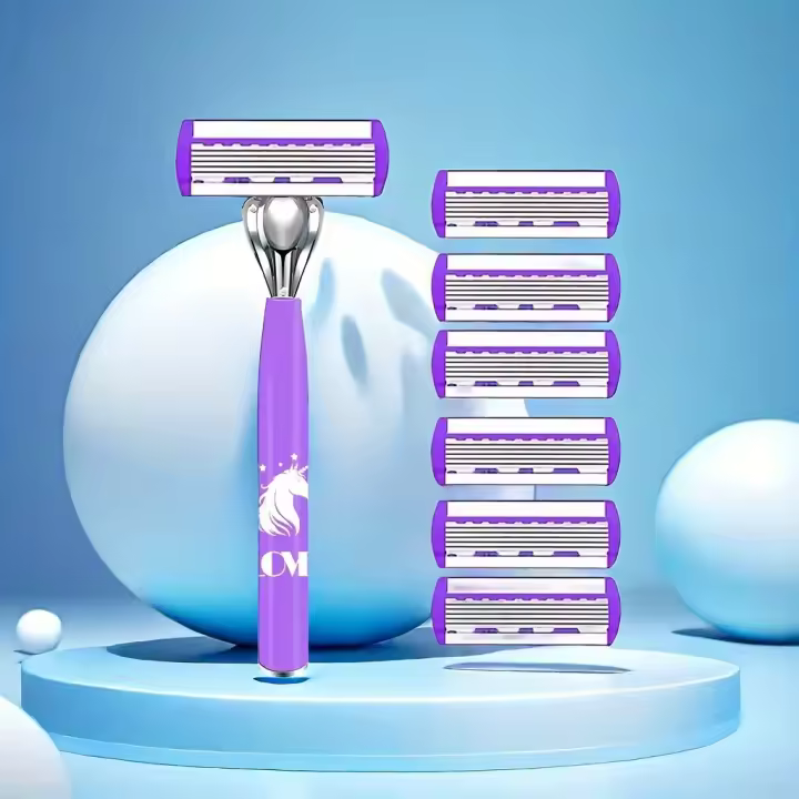 Afeitadora Manual De Seguridad Clásica Con 6 Capas Para Hombres Y Mujeres Eliminación De Vello Apto Para Rostro Y Piernas - 1
