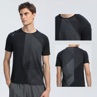 Camiseta De Correr Para Hombre Quick Dry Fitness Deporte Top Camiseta De Entrenamiento En El Gimnasio Transpirable Casual Sportswear Polyester - details 9