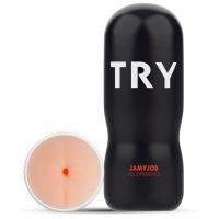 JAMYJOB - Masturbador Masculino Realista Forma de Ano | Juguete Erótico para Hombres de TPR Suave y Elástico | Compatible con Lubricante Base Agua | Uso en Solitario o en Pareja | Portátil, Discreto y Fácil de Limpiar | Masturbación Realista - details 0