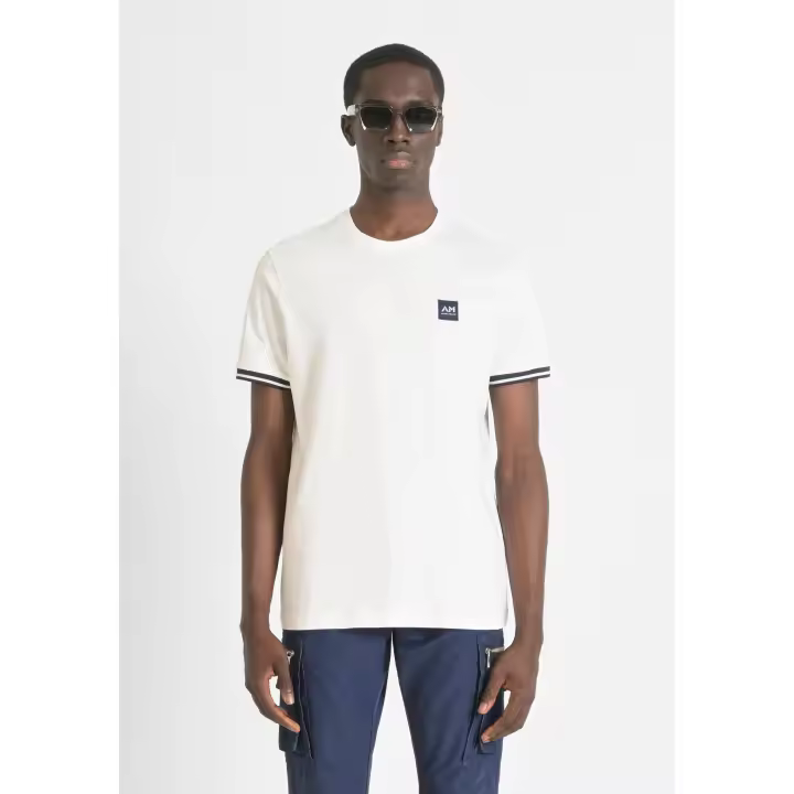 CAMISETA ANTONY MORATO REGULAR FITC CREMA - 1