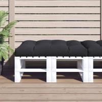 vidaXL Cojín para sofá de palets tela 120x80x12 cm en color Crema/Azul/Negro y más | acolchados duraderos para sofás de jardín terraza exterior - details 2