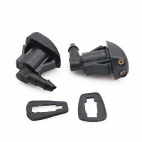 2Pcs Tornillo De Reparación De Lavadora De Parabrisas Negro Universal Para Coche Doble Agujero Juego De Piezas De Limpia Para Ventanas Delanteras - details 1