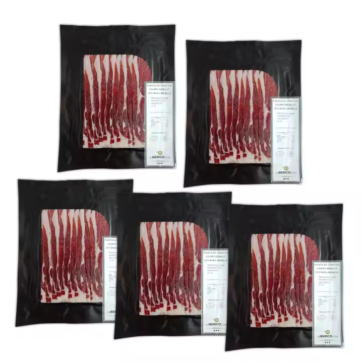 Paleta De Cebo De Campo Iberica 50% R.I. Loncheada – 5 Unidades De 100 Gr - 1