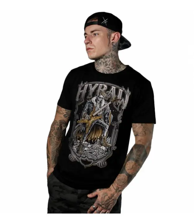 Camiseta Hombre Guitar Hero manga corta HYRAW FW22-M08 - 1