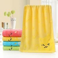 Toalla De Bano Suave Para Niños Con Patrón De Gato Bordado Tamaño 25x50cm Producto Para Bebés Hecho De Fibra De Bambú 100% - details 2