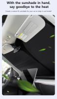 Parabrisas Antisol Para Tesla Model 3 Highland Model Y 2016-2024 Protector De Calor Y UV Visera Accesorios De Coche Material 100% Poliéster - details 6