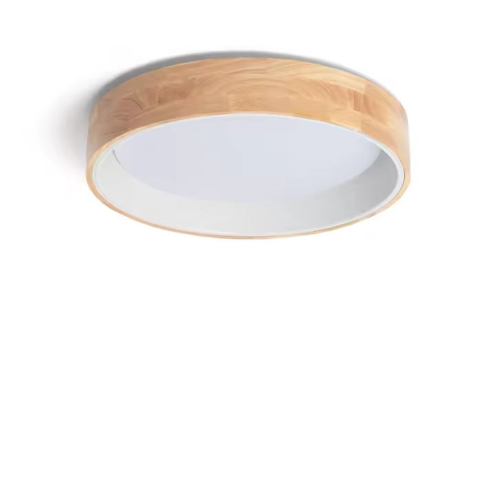 Ledkia Plafón LED Circular 20W Madera Ø470 Mm CCT Seleccionable Dari ILUZZIA - 1
