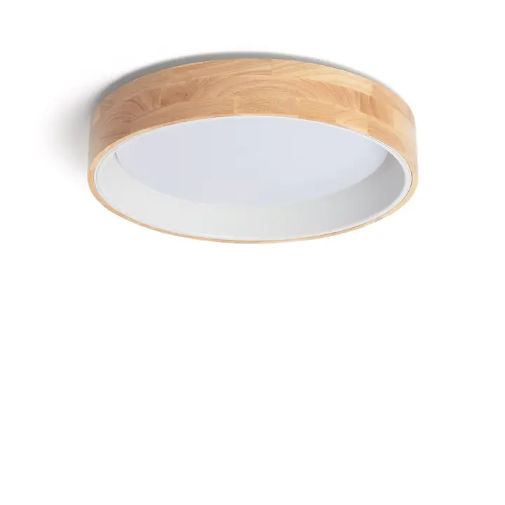 Ledkia Plafón LED Circular 20W Madera Ø470 Mm CCT Seleccionable Dari ILUZZIA - 1