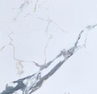 Set de 2 Mesas de Centro Nido Cuadradas, 60/45 cm, Tablero Blanco Efecto Mármol, Estructura Metálica Dorada con Soporte Cruzado, Mesas Auxiliares Modernas para Salón - details 1
