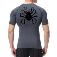 Camiseta De Compresión Con Estampado De Araña Para Hombres Camiseta Deportiva Rápida Secado Tops Para Gimnasio Running Camiseta Básica Guardia Contra Arrugas - details 13
