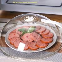 Tapa De Protección Contra Salpicaduras Para Microondas Con Mano Reutilizable Cubierta De Calentamiento Para Cocina En Casa - details 14
