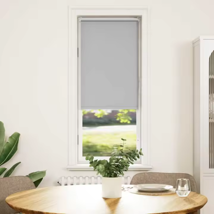 Estor Enrollable Opaco gris claro 40x175 cm Tela Ancho 35,7 cm - 1