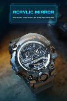 Reloj Deportivo De Moda SANDA 3133 Para Hombres Resistente Al Choque Y Al Agua 50M Reloj De Pulsera Cuarzo Militar Digital Con Pantalla LED Y Chronógrafo - details 10