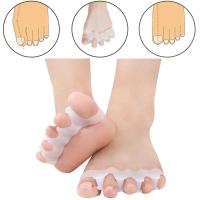 Separadores De Dedos De Silicona Para Corregir Bigotes Y Restaurar Los Dedos Herramienta De Cuidado De Los Pies Rectificador De Dedos - details 2