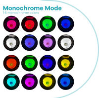 Luces LED RGB Para Inodoro Impermeables Lámpara De Baño Con Sensor De Movimiento PIR 16 Colores Luz Atmosférica Colorida Para Ambiente - details 7