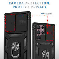 Funda Protectora 360 Grados Para Samsung Galaxy S24 S23 Ultra S22 plus S21 S23FE Note20 Ultra A54 A14 Con Cámara Slider Magnética Antisuciedad Antideslizante Doble Capa - details 7