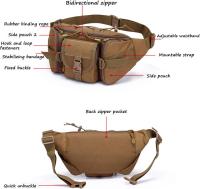 Riñonera para Corre, ideal para Exterior, senderismo, camping, Escalada, trekking y Caza, para hombre y Mujer. - details 2
