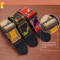 Correa De Guitarra De Cuero Con Bordado Adecuada Para Acústicas Y Eléctricas Ampliación De Strap Para Guitarras De Madera Clásicas Y Folk - details 12