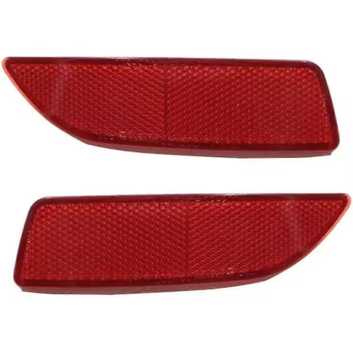 Car Rear Bumper Reflector, Compatible with Toyota Corolla 2011-2013, Replace To1184102, To1185102, 8191002130, 8192002030, 81920-02030, 81910-02130 - 1