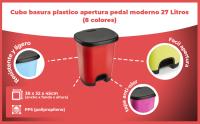 Banner - Cubo basura plastico apertura pedal moderno