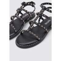 Limma DIPS Sandalias Planas Mujer Negro - details 1