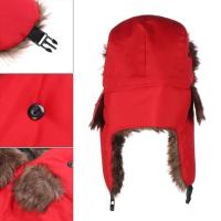 Gorro Unisex Invierno Trapper Aviator Trooper Oreja Cálido Ruso Esquí Sombrero Ushanka - details 3