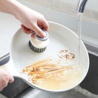Cepillo De Cocina Multifuncional Con Mango Escobillas De Limpieza Para Lavado De Platos Y Ollas Con Pincel Rigido Para Fregadero - details 8