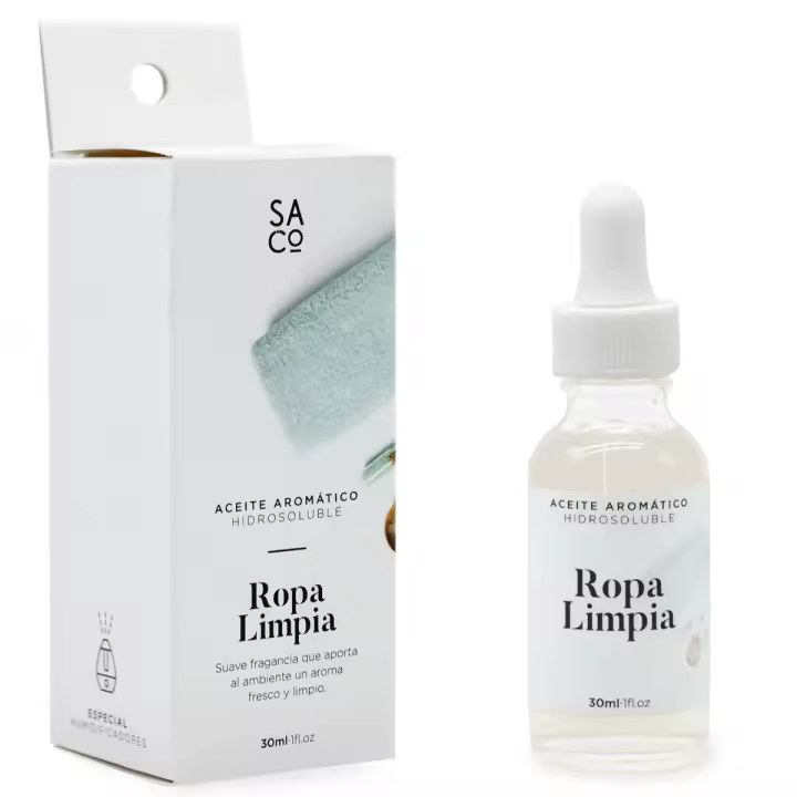 Seal Aromas Aceite Aromático Hidrosoluble Ropa limpia - Aceite Hidrosoluble Para Humificadores - Aceites Aromáticos - 1