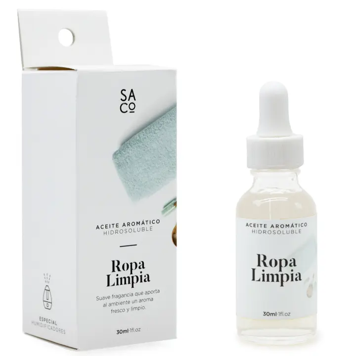 Seal Aromas Aceite Aromático Hidrosoluble Ropa limpia - Aceite Hidrosoluble Para Humificadores - Aceites Aromáticos - 1