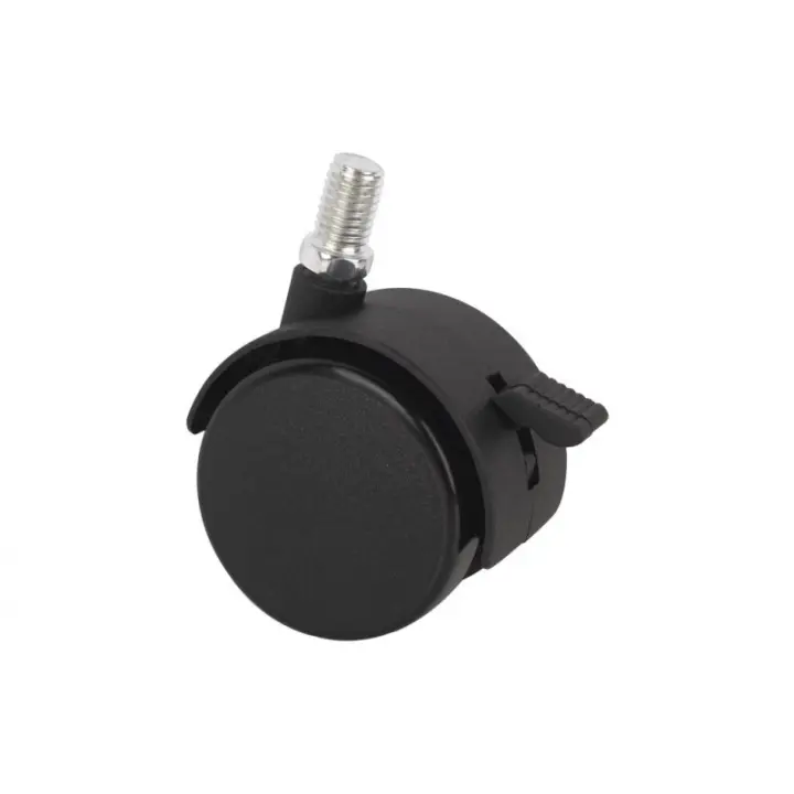 Rueda de plástico con tornillo y freno diámetros desde 30 mm hasta 50 mm para pesos desde 15 kg hasta 25 kg COFAN - 1