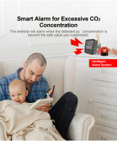 Detector De CO2 Inteligente GIRIER Tuya WiFi Con Sensor De Temperatura Y Humedad Compatible Con La Aplicación Smart Life - details 5