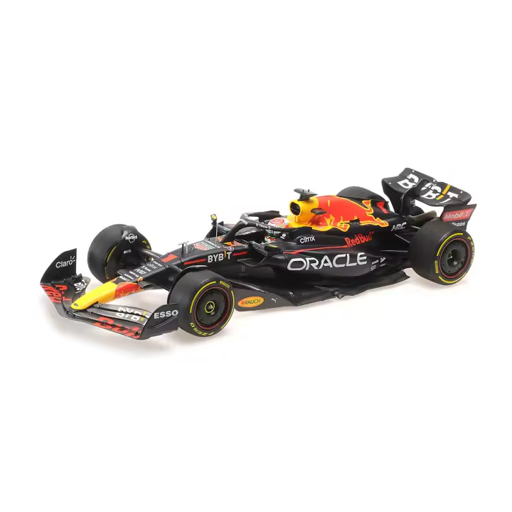 MINICHAMPS 1/18 RED BULL RACING RB18 MAX VERSTAPPEN GANADOR HOTCH GP CAMPEÓN DEL MUNDO 2022 - 110221501 - 1